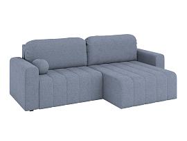 Вайли диван-кровать угловой / Экомех Fluffy 83 грей