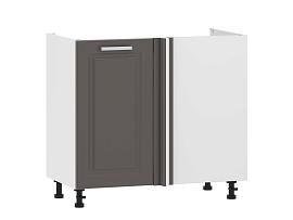 Вокс 100.11 1000 тумба под мойку угловая / Белый/Графит