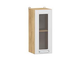 Вокс 100.30 300 шкаф навесной витрина / Дуб крафт золотой/Меренга