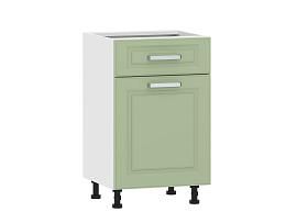 Вокс 100.08 500 тумба кухонная / Белый/Фисташка