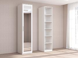 Кэт 4 пенал зеркало - Бодега белая/Кайман белый