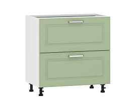 Вокс 100.05 800 тумба кухонная / Белый/Фисташка