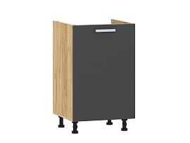 Борги 100.03 500 тумба под мойку / Дуб Крафт золотой/Антрацит