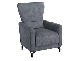Одри кресло для отдыха - велюр Олимпия 068 графит
