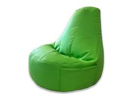 Кресло Комфорт экокожа зеленая