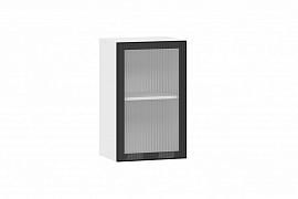 Moru шкаф навесной 100.80.450 / Белый/Черный