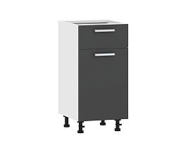 Борги 100.08 400 тумба кухонная / Белый/Антрацит