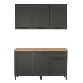 Кухня Римини 1500 диамант серый