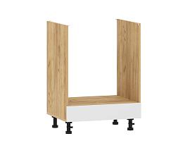 Борги 100.10 600 тумба кухонная для техники / Дуб Крафт золотой/Белый