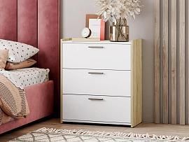 НМ 013.19 комод Симпл дуб сонома/белый