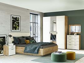 Спальня Livorno 1 / дуб бунратти/софт панакота