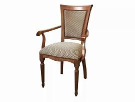 Кресло С-12 орех/агата коричневая