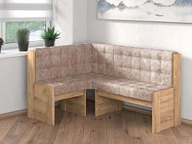 Скамья угловая Квадро / Дуб золотой/Латте