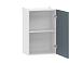 Борги 100.30 500 шкаф навесной / Белый/Маренго