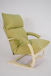 Кресло для отдыха Аспен (3 положения спинки) Дуб шампань/Runa Lime