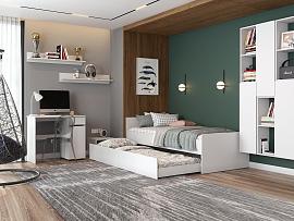 Детская Токио 1 / Белый текстурный