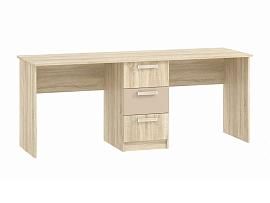 НМ 041.37 стол письменный Акварель Дуб Сонома/Капучино