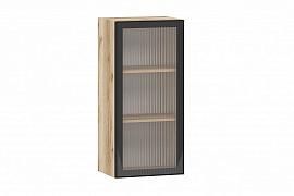 Moru шкаф навесной 100.82.450 / Дуб делано/Черный