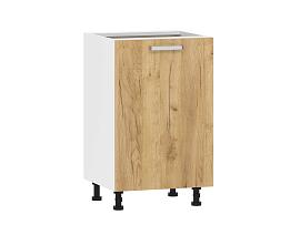 Борги 100.01 500 тумба кухонная / Белый/Дуб Крафт золотой