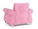 Кресло для отдыха Порто М велюр тенерифе розовый/грей