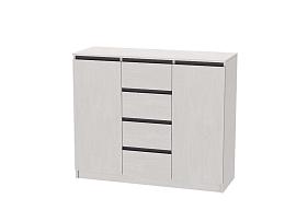 Кэт-1 комод 2 ств./ящики - Ясень Анкор светлый