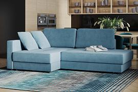 Диван угловой Бостон левый / Галакси лайт 22