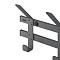 Вешалка настенная Торонто 3 Графит
