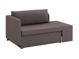 Тахта Шони / велюр Parma 14 коричневый