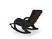 Кресло-качалка Тироль Черный / Шоколад