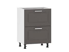Вокс 100.05 600 тумба кухонная / Белый/Графит