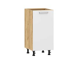 Борги 100.01 400 тумба кухонная / Дуб Крафт золотой/Белый