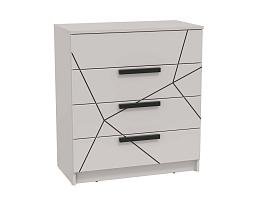 67.20 Брандо комод МДФ геометрия - Кашемир