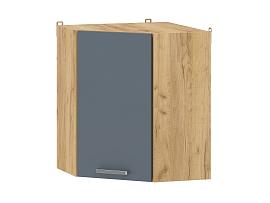 Борги 100.34 шкаф навесной угловой / Дуб Крафт золотой/Маренго