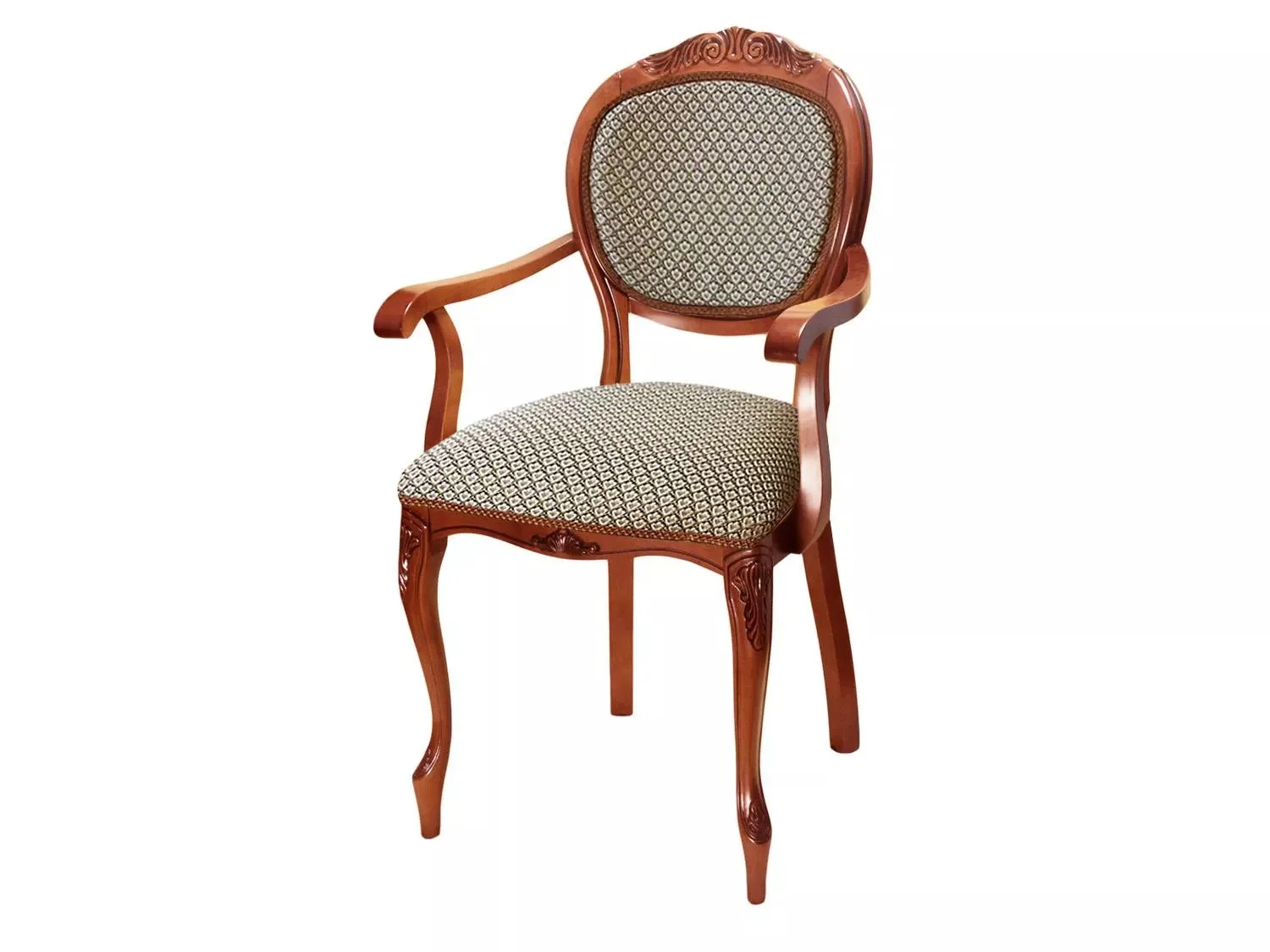 Кресло С-16 вишня/агата коричневая