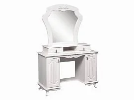 Стол туалетный 06.33 Кантри патина вудлайн кремовый/сандал белый