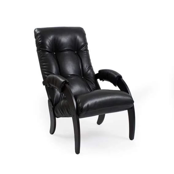Кресло для отдыха Модель 61 Венге / Vegas Lite Black