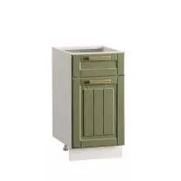 Софи стол 400 1 ящик 1 дверь Белый/Дуб Зелёный