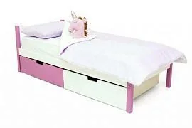 Детская кровать Бельмарко Svogen classic лаванда-белый с ящиками