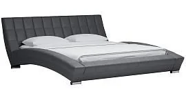 Оливия кровать 180  Марика 485  серый