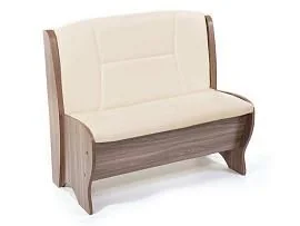 Скамья Лотос 950 ясень темный/крем