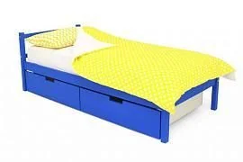 Детская кровать Бельмарко Svogen classic синий с ящиками